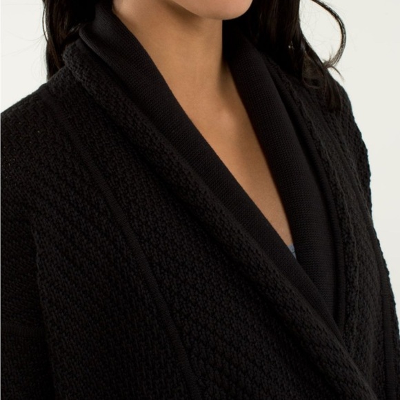 Lululemon Athletica Black Cardigan Sweater - Picture 3 of 5